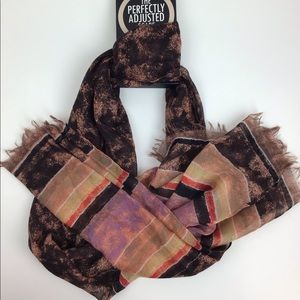 D&Y The Perfectly Adjusted Scarf -Brown Women’s